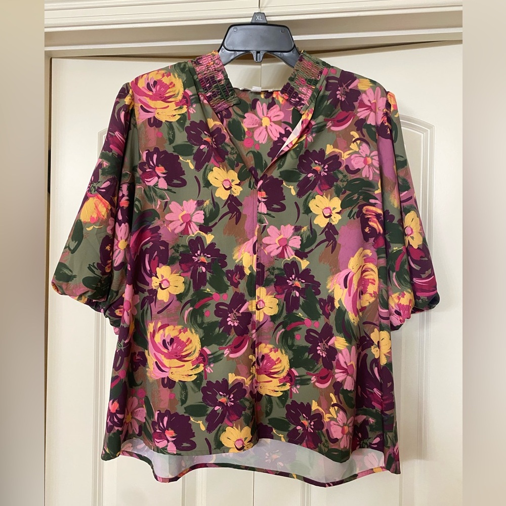 THML women’s floral blouse